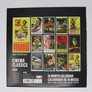 Calendrier mural 2024 des classiques du cinéma science-fiction - Product Image 2