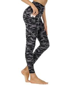 Mallas de yoga transpirables de secado rápido personalizadas, mallas deportivas de compresión para correr para mujer, mallas de yoga sin costuras de moda de cintura alta - Product Image 3