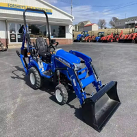 Tracteur Mini-roues 25 CV 4x4 Neuf - Tracteur New Holland 25S avec Chargeur Frontal, Transmission Hydrostatique, Moteur Diesel à Pompe à Engrenages