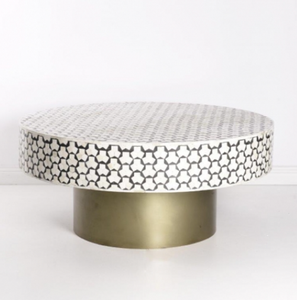 Handmade Indian Bone Inlay Cake Stand Floral Chocolate Wood <b>Tool</b> Sustainable HandCraft Mother Pearl Inlay Elegant Cake <b>Tool</b> - Product Image 6