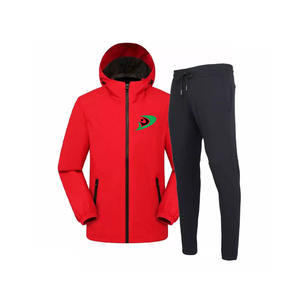 Chándal de invierno personalizado para hombre, chándal de algodón de primera calidad 100% con logotipo y etiqueta para clima frío - Product Image 5