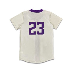 Camiseta de Béisbol Juvenil sublimada personalizada, ropa deportiva transpirable de poliéster 100%, camiseta de béisbol en blanco para jugadores de Softbol - Product Image 3