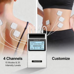 <span class=keywords><strong>Appareil</strong></span> d'électrothérapie à impulsions numérique électronique avec clavier de protection et minuterie de 80 minutes - Product Image 3