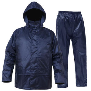 Combinaisons de pluie pour hommes à prix de gros, couleur unie, séchage rapide, imperméable, veste de randonnée à capuche, combinaisons de pluie pour hommes - Product Image 5