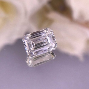 Igi เพชร CVD 2.35 CT สีมรกตสร้าง VS2ใสสำหรับเครื่องประดับครบรอบแต่งงานรวมทั้งต่างหูคู่ - Product Image 2