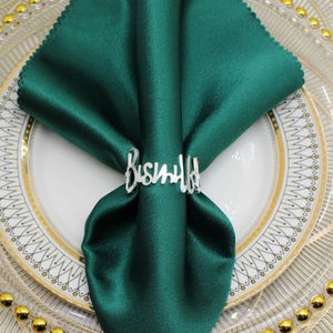 Rond de serviette décoratif de conception admirable porte-mouchoirs Rond de serviette de table Ramadan Rond de serviette en métal de haute qualité pour la meilleure vente - Product Image 3