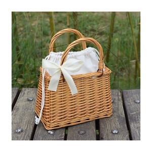 Sac à main en rotin de style de rue pour femmes de haute qualité avec broderie perles décoration Vietnam fait ODM/OEM prix de gros bon marché - Product Image 2