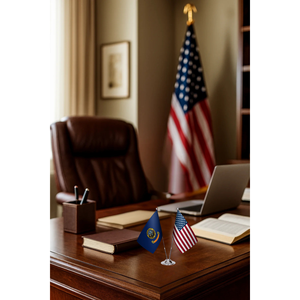 Drapeaux numériquement imprimés en nylon, polyester, soie et plastique pour entreprises d'assurance automobile et de bureau, État d'Idaho, États-Unis - Product Image 3