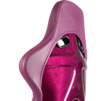 Siège de voiture de sport en PU à paillettes SSCUS Apex de haute technologie avec paillettes fantaisie à la surface de la coque