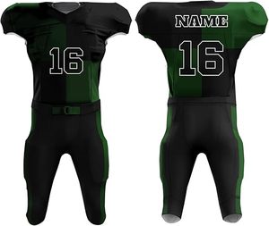 Nuevo diseño de uniforme de fútbol americano OEM servicio hombres suave cómodo fútbol americano Jersey conjuntos - Product Image 5