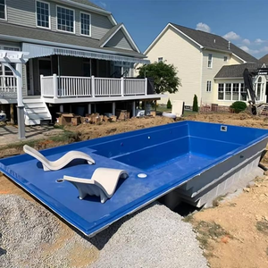 Kích thước tùy chỉnh inground hồ bơi Spa ngoài trời đúc sẵn sợi thủy tinh hồ bơi vỏ - Product Image 5