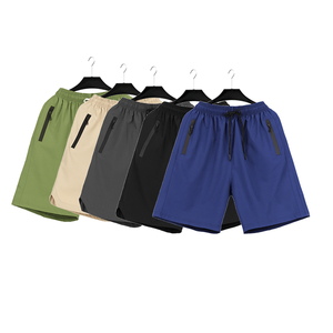 Shorts pour hommes sur mesure couleur unie Style High Street Fabriqué au Pakistan Tissu en coton en vente Shorts pour hommes décontractés - Product Image 3