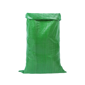 Reutilizable 25kg 50kg 100kg verde PP tejido bolsas polipropileno laminado plástico con impresión flexográfica - Product Image 1