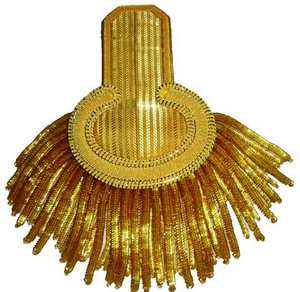 Hombreras con flecos de lingotes de oro a medida, juntas de hombro uniformes ceremoniales para exteriores para guardias, eventos importantes - Product Image 1