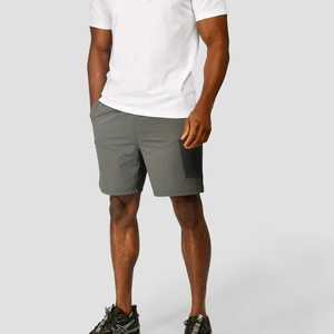 Logo personnalisé OEM ODM d'usine Poches à fermeture éclair Spandex en polyester Panneau de sentier junior Shorts pour hommes Vente en gros - Product Image 3