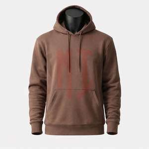 Sudaderas con capucha lisas y elegantes de la mejor calidad para hombre, con capucha personalizable, estilo urbano, básicas, de mezcla de algodón. - Product Image 1