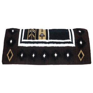 Couverture de selle Western Show Horse Design néo-zélandais Couverture de selle en laine faite à la main Top Tapis de selle en laine Taille - Product Image 1