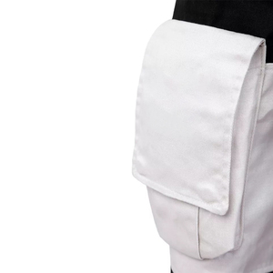 Hip Hop Estilo japonés Negro Blanco Streetwear Multi-bolsillos Tallas grandes Pantalones y pantalones de hombre - Product Image 5