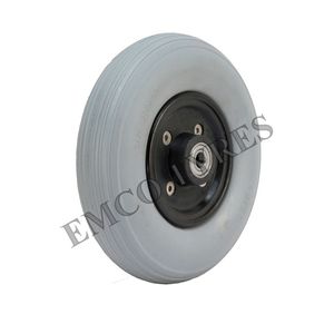 Roue avant pour fauteuil roulant Emco E-200X50, pneu plein haute performance amélioré, sans garantie - Product Image 1