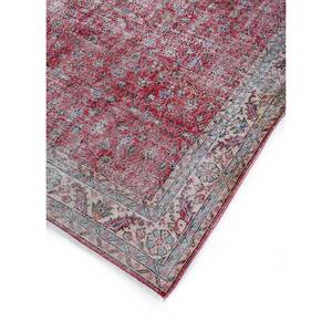 Alfombra de Lana Anudada a Mano Estilo Vintage, Diseño Floral Rojo y Naranja, Estilo Boho para Decoración de Sala de Estar, Alfombra de Pasillo 9x12 -Pae-2378 - Product Image 2