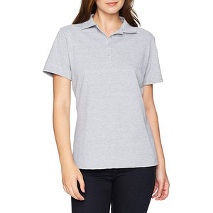 Polo de golf pour femme, protection UV UPF 50+, écologique, extensible dans 4 directions, séchage rapide, manches courtes, été, tennis, devant de la taille - Product Image 3