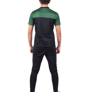 Survêtements d'été de haute qualité fabriqués au Pakistan pour hommes 100% Polyester col rond t-shirt et survêtement 2 pièces ensemble - Product Image 3