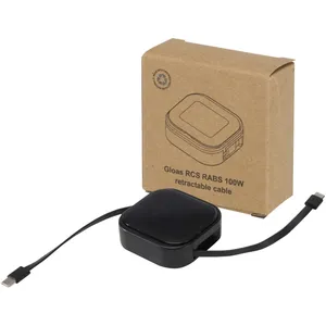 Accessoires de gestion des câbles Gloas 5-en-1, gadgets durables/recyclés - Product Image 2