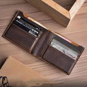 Crazy Horse Portefeuille en cuir véritable RFID Blocage Slim Protect Pop up Titulaire de la carte CHW-0020B - Product Image 5