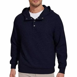 Suéter de Hombre, Corte Regular, 400 g/m², Tejido de Felpa 100% Algodón, Invierno, Digital, Alta Calidad, Casual, Suave, Tejido de Punto Tipo Waffle, Bordado - Product Image 4