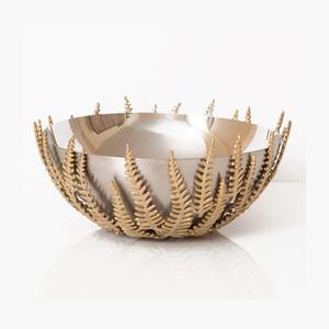 Brûleur à huile de Bakhoor au design exceptionnel en laiton doré poli, brûleur d'encens pour la maison, l'hôtel et les événements - Product Image 4