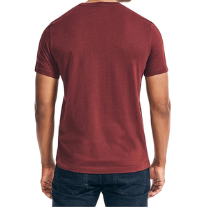 T-shirts pour hommes en polyester, col rond, sport, séchage rapide, hauts publicitaires, chemise unie unisexe - Product Image 2