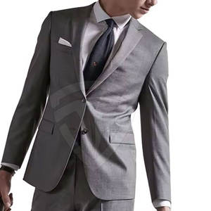 Vente en gros de manteaux formels pour hommes, vêtements d'affaires, coupe classique, design élégant OEM, logo personnalisé, approvisionnement d'usine - Product Image 3