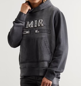 Chaqueta con Capucha de Doble Capa de Algodón de Alta Calidad, con Logotipo Personalizado, Estilo Vintage Desgastado, Impermeable y Cortavientos para Invierno - Product Image 2