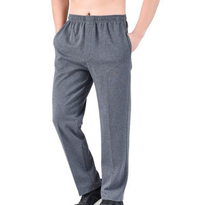 กางเกงจ็อกเกอร์ผ้าแคนวาสทรงตรงผู้ชายแบบสลิมฟิตยอดนิยม ผ้าฝ้าย 100% ซักแล้ว น้ำหนักเบา คุณภาพสูง - Product Image 1