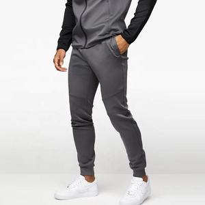 ชุดวอร์มแบบรูดซิปสำหรับผู้ชายผ้าฟลีซโพลีเอสเตอร์เทคโนโลยีผ้าคอนทราสต์ทรงเข้ารูปโลโก้ - Product Image 4