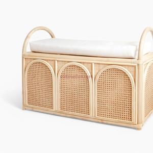 กล่องเก็บของหวายสำหรับเก็บของเล่นตกแต่งสำหรับเด็กพร้อมความงามตามธรรมชาติ - Product Image 2