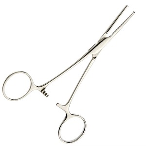 Pinzas Hemostáticas Manuales de Acero Inoxidable de 140 mm, Instrumentos Quirúrgicos, Pinza Kocher Recta con Mandíbulas de 1x2 Dientes - Product Image 5