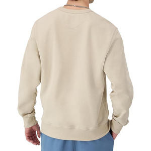 Sudadera sólida básica para hombre Everyday Essentials Ajuste cómodo Jersey informal de tela suave - Product Image 2