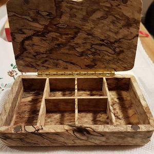 Solid Wood Multifunction <b>Gift</b> <b>Box</b> Bamboo Jewellery <b>Box</b> Cosmetic <b>Box</b> <b>for</b> <b>Christmas</b> Decoration - Product Image 1