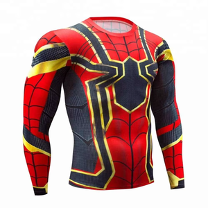 Camiseta de Compresión para Hombre de Secado Rápido con Estampado por Sublimación y Logotipo Personalizado, Camiseta de Compresión para Entrenamiento de MMA, Grappling, Jiu Jitsu, BJJ - Product Image 1