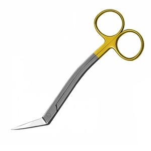 Locklin 16.5cm Angulaire Carbure De Tungstène Chirurgie Ciseaux En Acier Inoxydable Manuel Chirurgical Bandage Gomme Ciseaux - Product Image 1