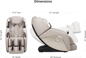 Chaise de massage pour le corps entier, chaise de massage à gravité zéro avec chauffage, chaise inclinable de massage Shiatsu avec commande vocale intelligente - Product Image 2