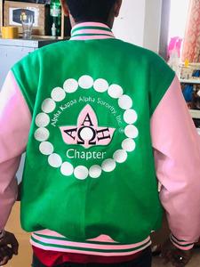 แจ็คเก็ตเมโซนิคเรกาเลียเสื้อแจ็กเก็ตมาส JACKET-HSE แขนหนัง - Product Image 5