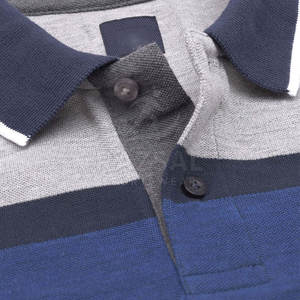 Couleur unie brodée tricotée respirante de haute qualité hommes grande taille pour chemises 100% coton à manches courtes vêtements d'été ODM OEM - Product Image 4