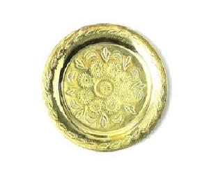 Vente en gros 100% sous-verres en cuivre faits à la main de haute qualité tapis en métal taille personnalisée pour thé café parties - Product Image 3