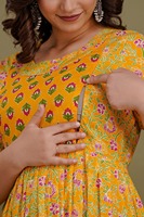 Robe de maternité personnalisée parfaite pour femmes enceintes, confortable, à manches longues pour l'allaitement, robe ample en coton, main douce, bloc imprimé