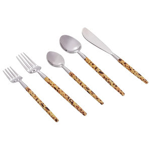 Couverts d'un fabricant indien en gros d'excellente qualité, ensemble de couverts réutilisables en métal poli et doré pour acheteurs internationaux - Product Image 3