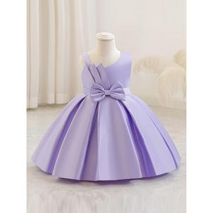 ชุดเดรสเด็กผู้หญิงผ้าซาตินคุณภาพสูง ทันสมัย สวยงาม เรียบเนียน ตัดเย็บอย่างประณีต ใช้วัสดุรีไซเคิล ทรงเข้ารูป ความยาวปานกลาง เหมาะสำหรับงานปาร์ตี้ - Product Image 2