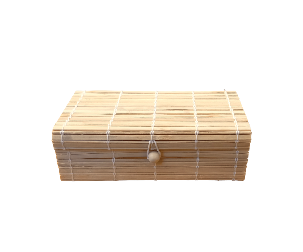 Panier à Riz En Bambou Artisanal - 50x46x46 Cm - Décoration Asiatique, Rangement Aliments Secs - Fait Main En Thaïlande