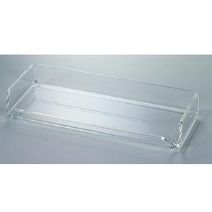 Plateau à stylos en acrylique transparent MAUL 22 x 3 x 10 cm, 1 compartiment pour organiser vos instruments d'écriture - Product Image 1